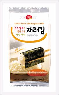 Sempio Grilled Laver with Grapeseed Oil  Made in Korea